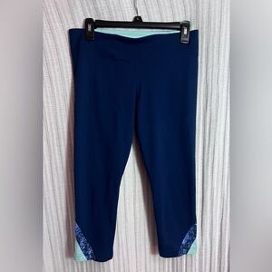 Under Armour Dark Blue Capri Leggings